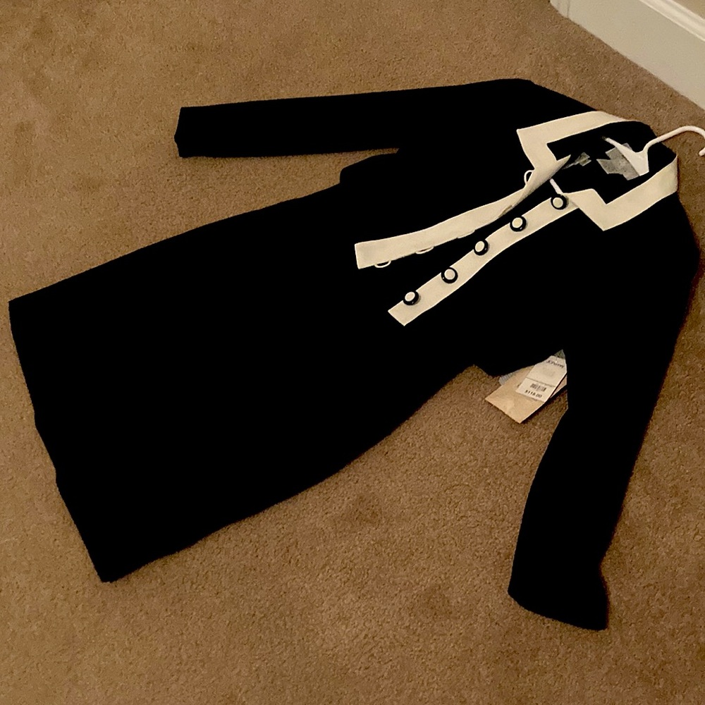 2 piece vintage never worn black and white dress and jacket set 73$ discount